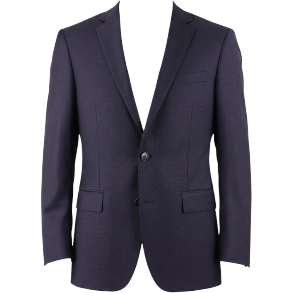 J.Crew Mens 38R Ludlow Suit Jacket Navy Blue Tollegno 1900 Italian Wool Blazer